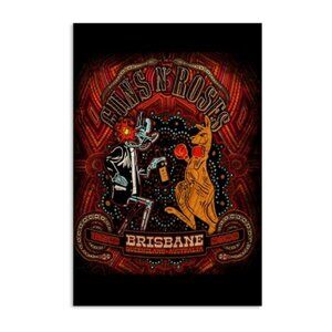 Guns N' Roses Brisbane 2022 Concert Poster